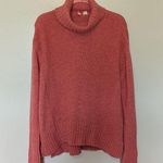 Anthropologie Moth Fireside Marled Pink Coral Oversized Small Photo 0