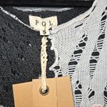 POL  Asymmetrical White and Pink Tank Top with Cut Out Design Photo 2