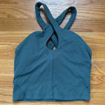 Lululemon Align Halter Neck Crop Tank Top Size 2 Green Photo 0