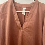 H&M Women’s Satin tunic Old rose color Photo 4
