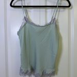 Free People Intimately Sunset Lover Lace Trim Cami in Sea Mist XS NWOT Photo 2