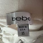 Bebe Y2K American VINTAGE XS White Butterfly Rhinestone Capri Sweatpant Joggers Photo 11
