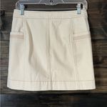 Sézane Sezane Beige Button-Down Mini Skirt Photo 1