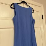 Habitat  Handkerchief Hem Periwinkle Blue Midi Dress Asymmetrical Size Medium‎ Photo 8