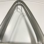 Kate Spade  NY Silver Metallic Perforated PVC Metro Harmony Tote Bag Handbag EUC Photo 5