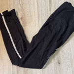 Victoria's Secret  sport knockout Black Leggings with White Stripe tights Photo 0