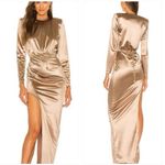 Bronx and Banco REVOLVE Farrah Maxi Dress in Gold Photo 1