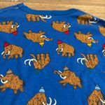 Hanna Andersson “Merry Mammoth” Organic Cotton Long John Pajama Top – Adult L Size L Photo 4
