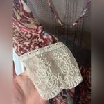 Buckle  BKE Boutique Small Printed Lace Blouse Casual Chiffon Multicolor Eclectic Photo 15