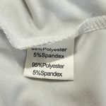 Grace Karin  A-Line Mini Dress Womens XL White Lace Illusion Sleeveless Reception Photo 4