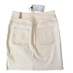 prAna NWT Broadway Skirt Stretch Denim Natural Zip Pockets Size 6 Photo 5