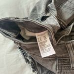 American Eagle Dark Grey Wash Distressed High-Rise Mom Jeans Size 00 Short Photo 5