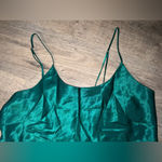 Frederick's of Hollywood Frederick’s of Hollywood Dark Silky Green tank top M Photo 2