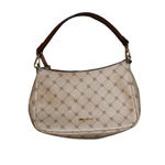 Nine West Y2K Monogram Cream Shoulder Bag Baguette Bag Photo 1