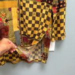 Jams World Vintage  Button Up Floral Blouse Cotton S Photo 5