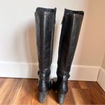 UGG Claudine Women's Tall Black Leather Heeled Boots Size 10 SKU#241139 Photo 5