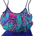 Vintage Rose Marie Reid Tropical Swimsuit | Size Large Blue Photo 1