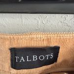 Talbots Tan Corduroy Slim Ankle Pant Womens 20W Careerwear Business Photo 3