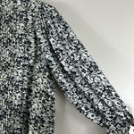 Topshop  Black Pintuck Pleated Drama Balloon Sleeve Blouse Photo 3