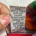 Chico's Design size 2 Colorful Striped Shirt Jacket button down Red Size L Photo 9