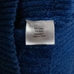 st. john's bay Cable Knit Sweater Womens Small Blue Cotton Nylon Crewneck Winter Photo 4