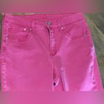 Seven7  Women's Vibrant Pink Straight Leg Jeans Size 4 30 inseam Photo 2