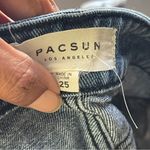 PacSun  | Blue Denim Cut-off Mini Skirt Sz 25 Photo 2
