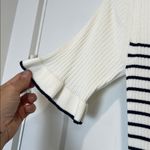 Free Assembly Women's Striped Navy and White Dress size small. NWT! Blue Photo 6