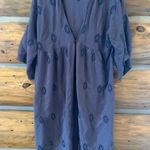 Time And Tru Eyelet Women’s Blue Kimono Photo 2