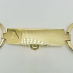 Salvatore Ferragamo  Gancini Gold Tone Key Ring Detachable Photo 4