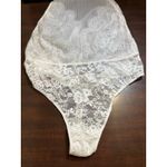 Victoria's Secret NWT Demure White Tulle and Lace High neck Teddy SZ L Photo 6