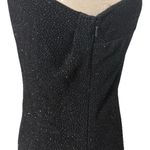 Jessica McClintock Vintage  Black Asymmetrical One Shoulder Cocktail Dress Photo 4