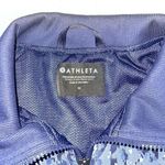 Athleta  Jacket Womens M Brooklyn Bomber Jacket II Blue Camo Full Zip‎ Photo 1