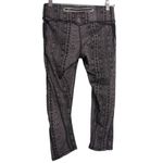 Athleta Womens Prisma Stride Leggings Pants Gray Black Mid Rise Pocket Mesh XS Photo 4