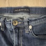 Rock & Republic Sz 6 Denim Bootcut Jeans Women's Blue Wash Embellished Pockets Photo 4