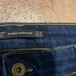 ZARA  embroidered ankle jeans Photo 4