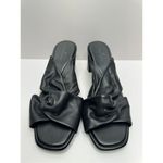 Caslon  Sandals Womens Size 6.5 Black Leather Crisscross Open Toe Block Heel Photo 3