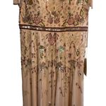 Mac Duggal NWT Floral Sequined Embellished High Neck Butterfly Sleeve Gown SZ 14 Photo 2