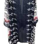 Sax blue white and pinkish red boho swim cover Photo 8