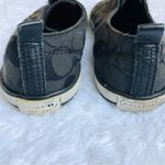 Coach Lucey Signature Canvas Slip On No Lace Shoe Women 8B Low Top Black Photo 5