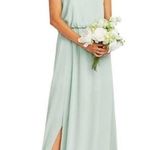 Show Me Your Mumu  Kendall Bridesmaid Dress In Silver Sage Photo 0