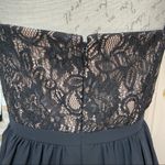AQUA  black cocktail lacy corset mini dress milkmade dress barbiecore  Sz 10 Photo 13