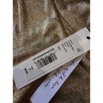 Alice + Olivia Hilary Ruched Metallic gold Bodycon Mini Dress size 4 Photo 1