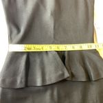 ZARA Trafaluco Collection Black Peplum Bodycon Dress Size XS Photo 8