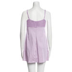 NWT Magda Butrym Crochet Balconette Mini Dress Purple Size M Photo 2