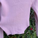 Glassons Ribbed Light Pink Baby Pink Long Sleeve Top Sweater Size Medium Photo 3