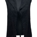 Eileen Fisher Suri Alpaca & Silk Hooded Sweater Vest Cardigan Womens Size Small Photo 0