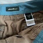 Eddie Bauer  Size 4 Active Outdoor Brown Khaki Skirt Pleated Back Hem Photo 8