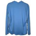 Bette & Court Womens Blue Textured Quarter Zip Long Sleeve Golf Top Pullover XL Photo 1