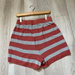 Free People Shorts malibu sweater striped knit womens Orange Blue (medium) beach Photo 7